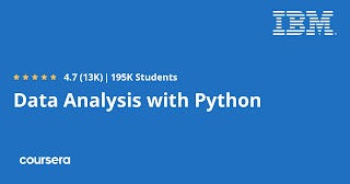 best Coursera course to learn Data Analysis with Python