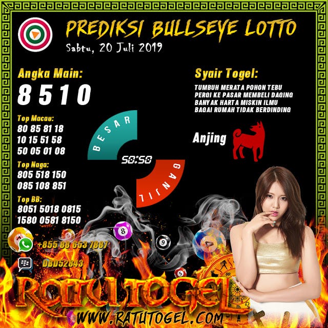 Data Togel Bullseye Live
, Prediksi Togel Bullseye Sabtu 20 Juli 2019 By Bocoran Togel Medium