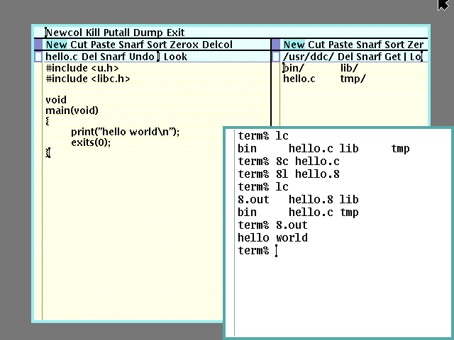Plan 9. I installed Plan 9 from Bell Labs onto… | by Garry Taylor | Medium