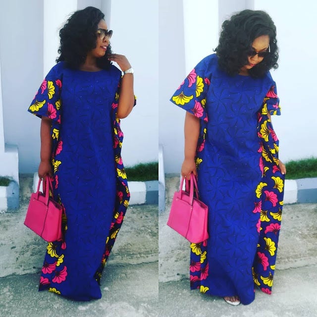 plain and pattern ankara styles for ladies