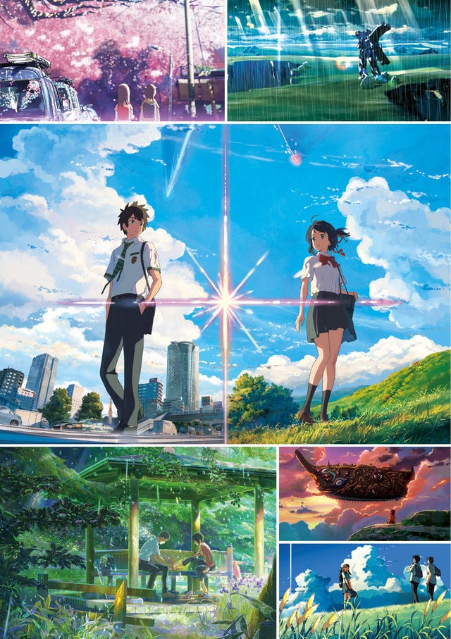 Framing Makoto Shinkai: 15 Years of Anime Art from the Director of “Your  Name” | by Crunchyroll News | Medium