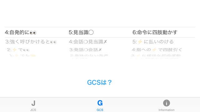 アプリ Jcs Gcs 救急医療の意識障害レベル判定 アップデートでver 1 1に By Ken Ipug Me