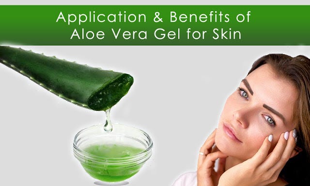 benefits of using aloe vera gel on face