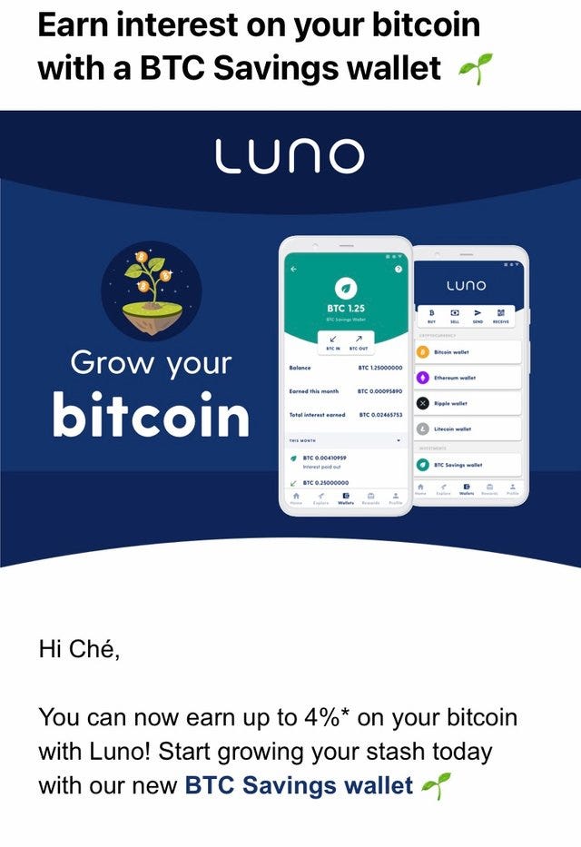 A Review Of LUNO's Bitcoin Interest Account | by Ché Köhler | Medium