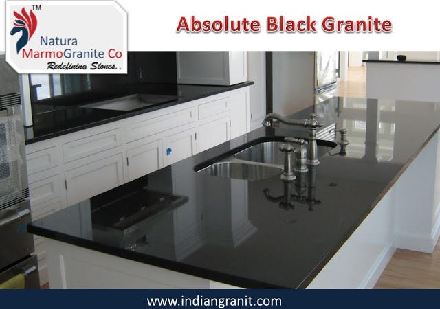 Indian absolute black granite