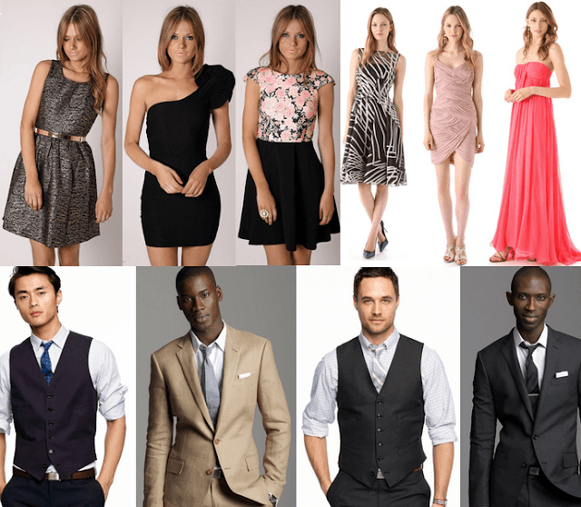 semi formal event dresses