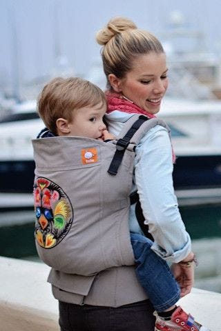 baby wearing tula