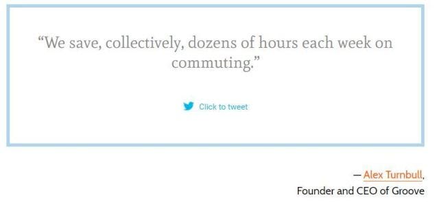 we save, collectively, dozens of hours each week on commuting - alex turnbull