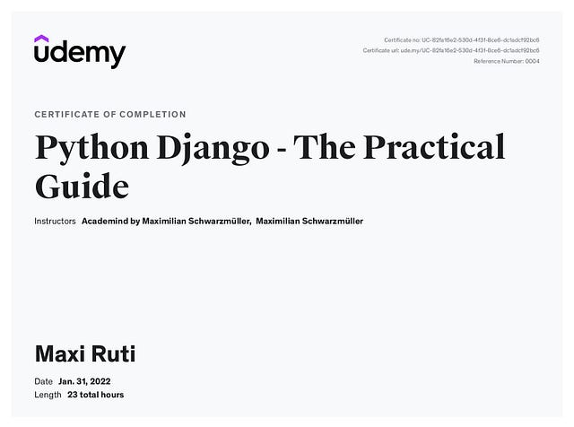 Python Django — The Practical Guide | by Maxi Ruti | Medium