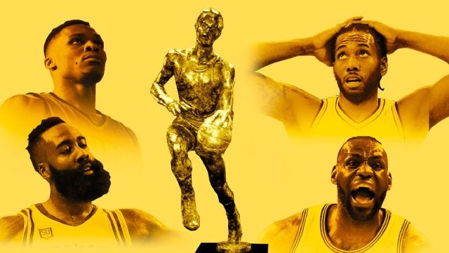 Make the NBA MVP Award Great Again | by Pat Heery | The Has Been Sports