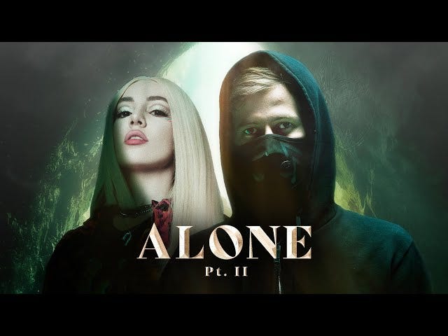 Alone Pt. II Lyrics — Alan Walker & Ava Max | by Rudra | Medium