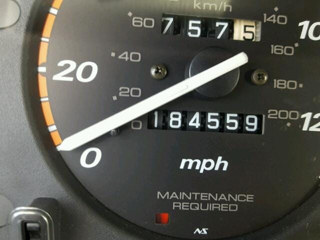 used car odometer tampering