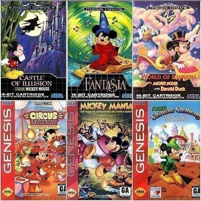 mickey and donald sega game