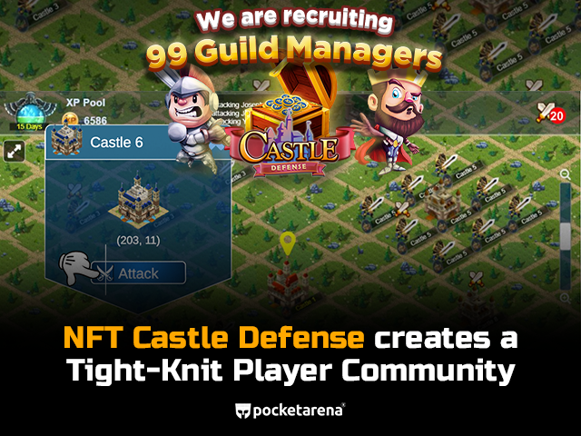 grow castle game app guild skills members daily pay