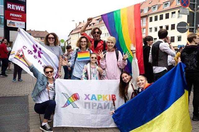 Ukraines Second Largest City Kharkiv Holds First Lgbt Pride March By