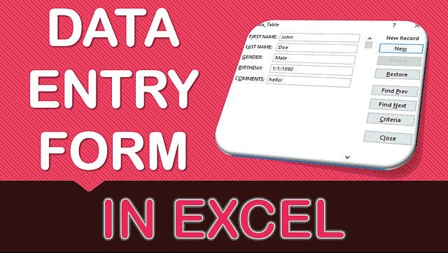 ms excel data entry form 2010 ms excel data entry form 2010