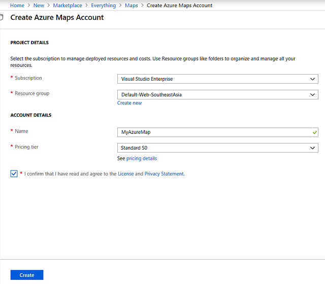 Location using Azure Maps & typeahead.js by Jibin Medium