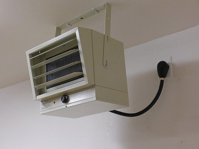 Fahrenheat Fuh54 Garage Utility Heaters Neutral Gray