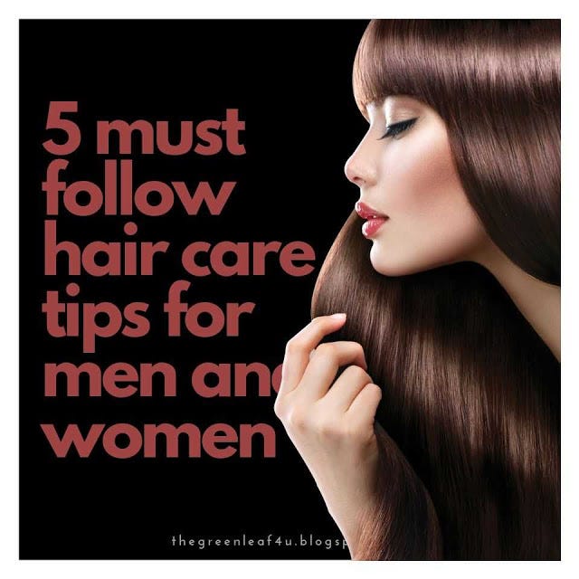 Hair Care Tips Men And Women Neha Arya Medium