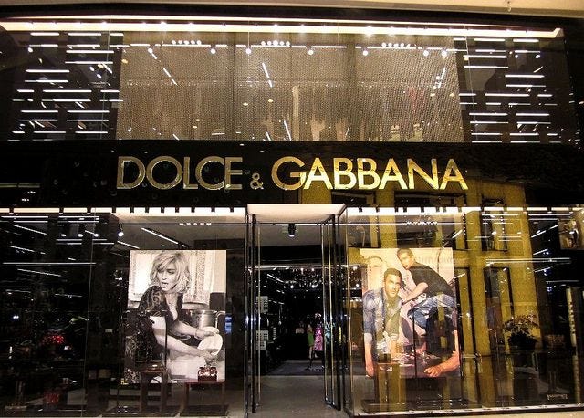 dolce gabbana outlet