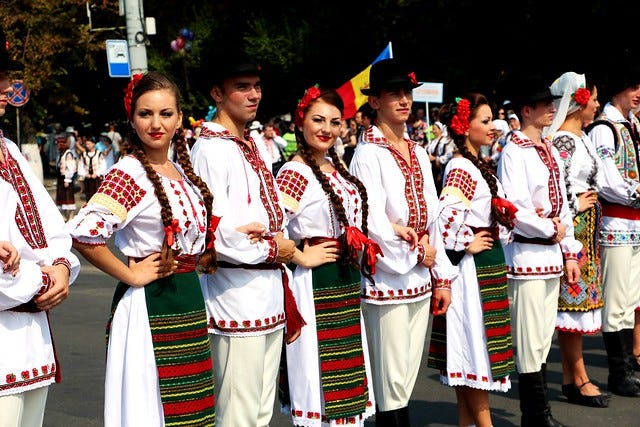 Romania — Folk costume in Moldova. | by Stefan Georgeta | Medium