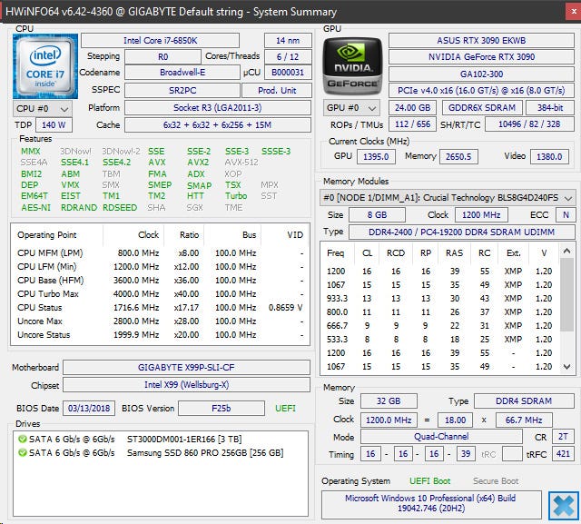 GDDR6X Memory Temp on Nvidia RTX 30 Series GPUs with HWInfo | The Crypto  Blog