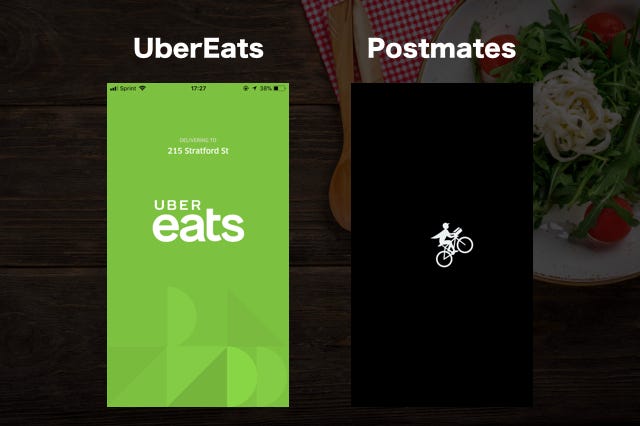 フードデリバリーアプリ「UberEats」と「Postmates」をUIUXの観点で 