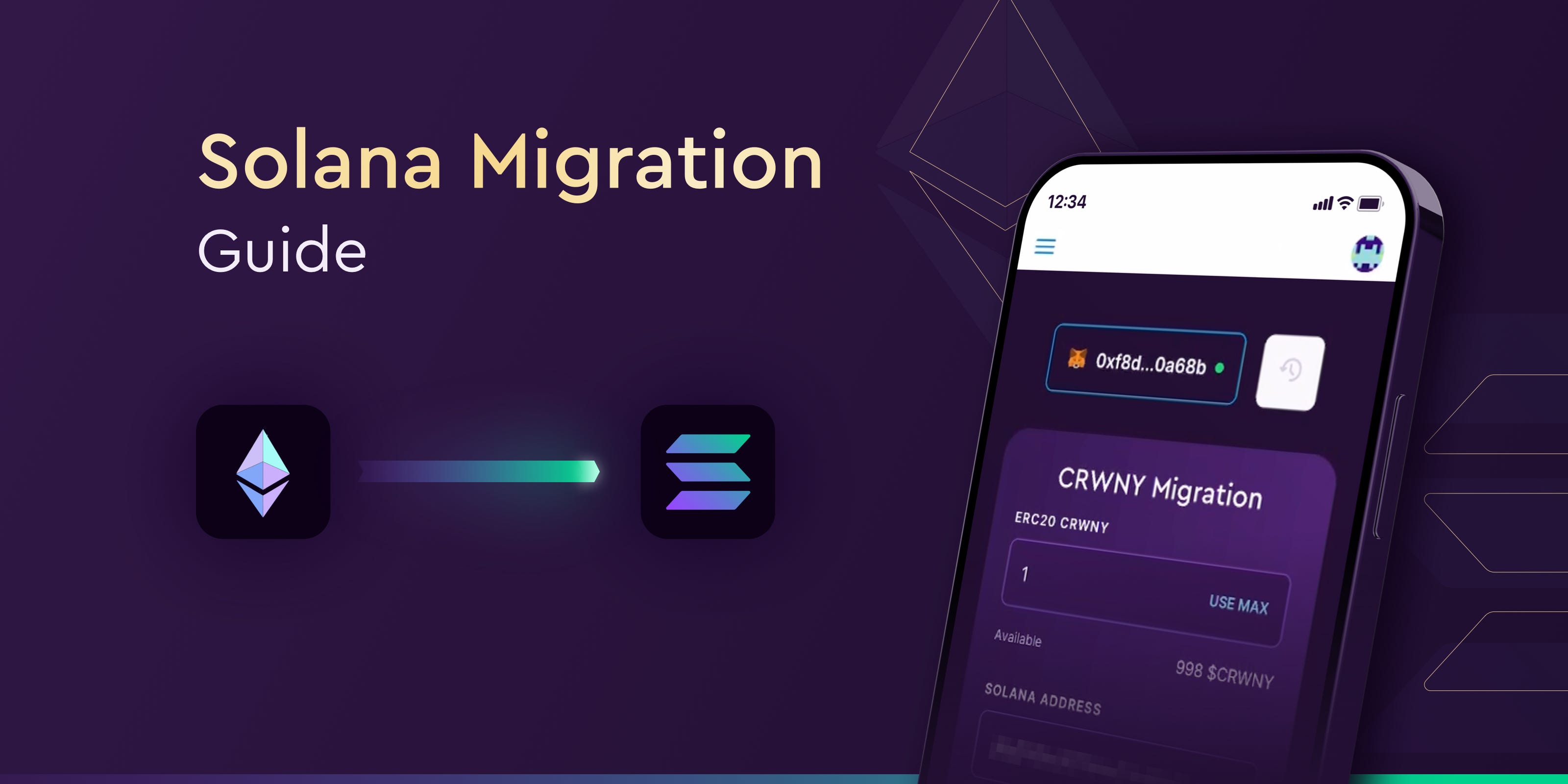 Crowny Solana Migration Guide