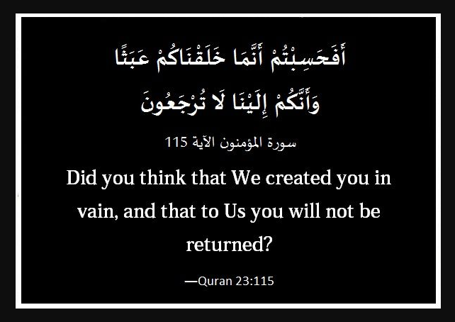 thinking. أَفَحَسِبْتُمْ أَنَّمَا خَلَقْنَاكُمْ… | by Fatima Karim | Medium