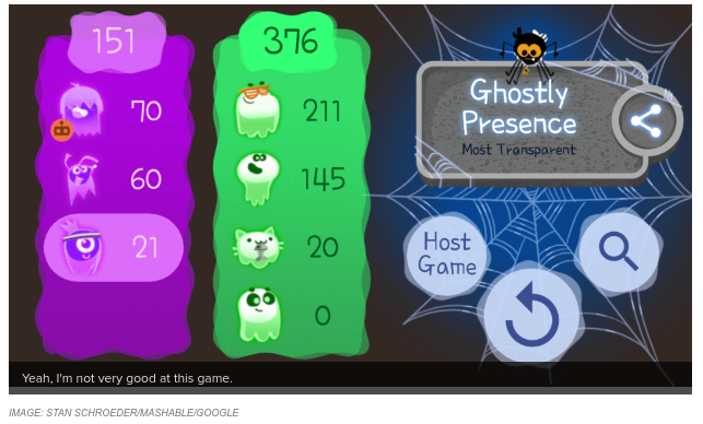 12++ Google doodle halloween 2018 highscore information