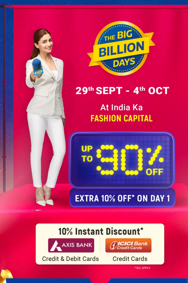 flipkart big billion day shoes offer