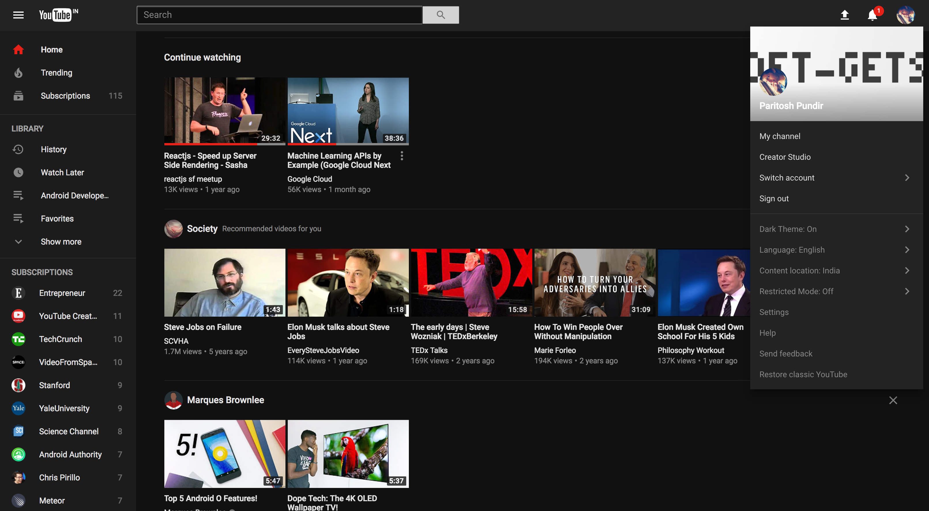 Enable Youtube Dark Mode In Chrome By Paritosh Pundir Medium