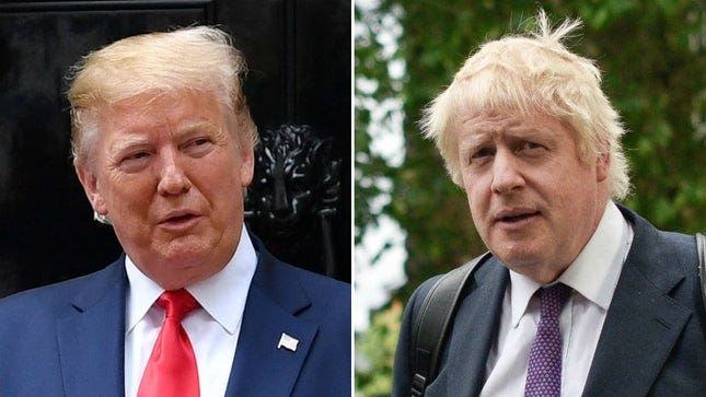 Boris Johnson The British Trump By Matthewsplace Com Medium
