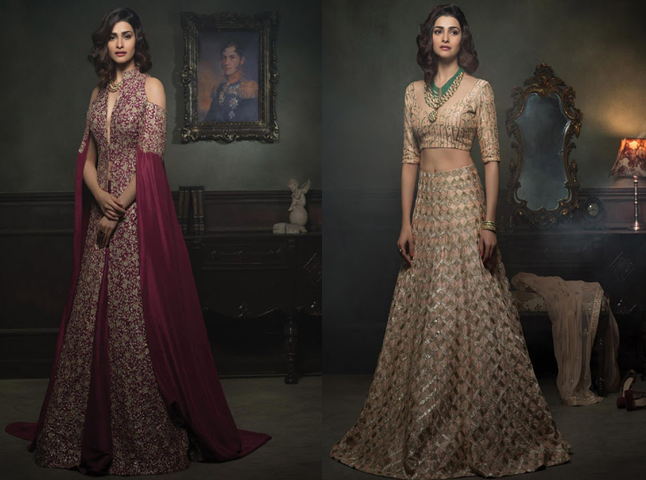 How To Dress Up For A Wedding Prachi Desai In Sva Kala Shree