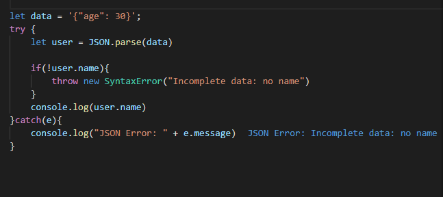 27 Javascript Custom Error Handling