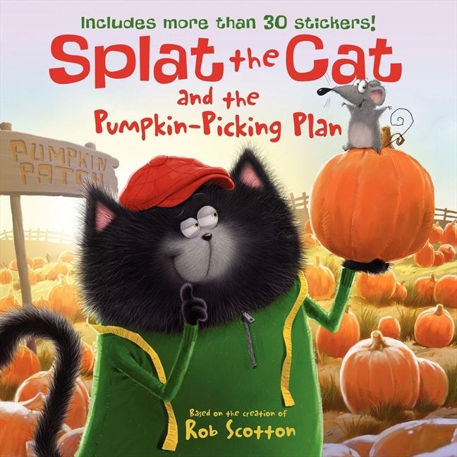 splat the cat and the pumpkin-picking plan by rob scotton