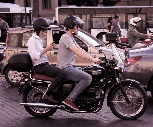 bike rider with helmet