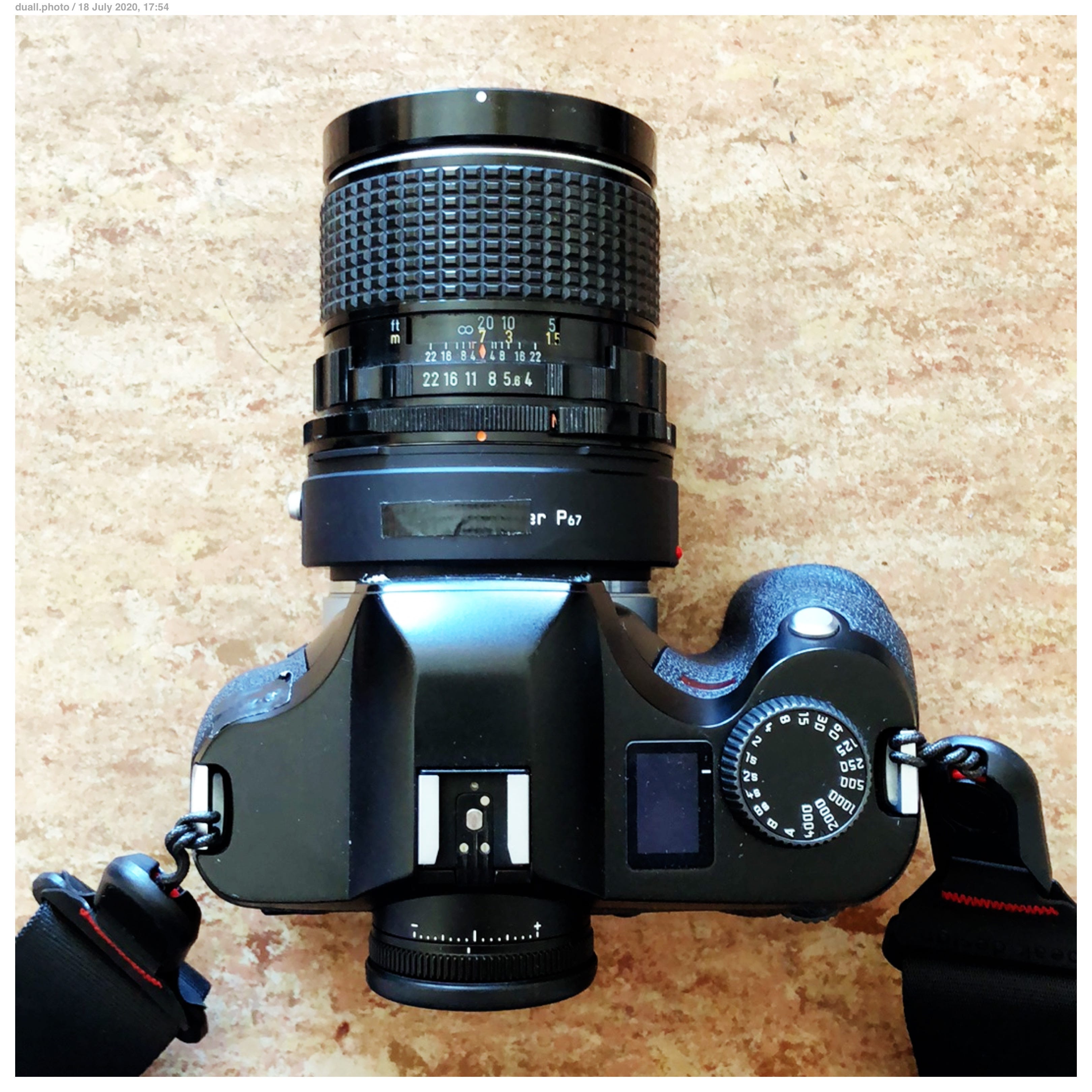 Adapting lenses to the Leica S format — Pentax 6x7 mediumformat lenses. by Tristan Zand The