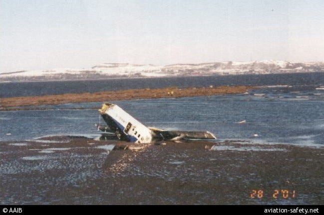 Splashdown in the Firth of Forth: The crash of Loganair flight 670A | by  Admiral Cloudberg | Medium