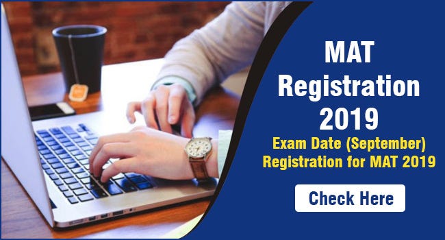 Mat Registration 2019 Date September Exam Registration For Mat