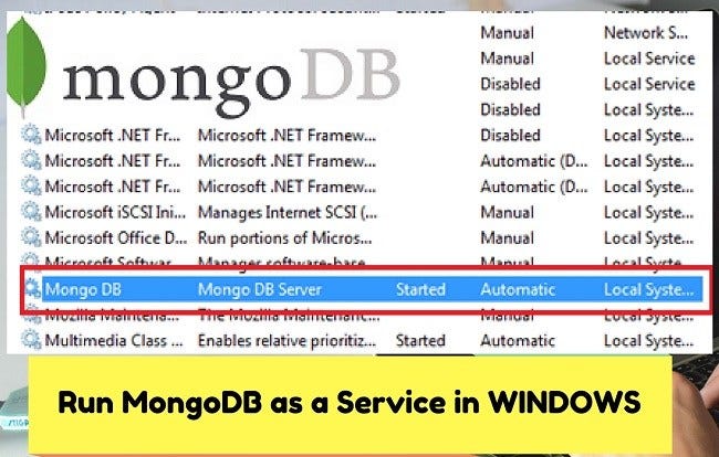 install mongodb as a service windows