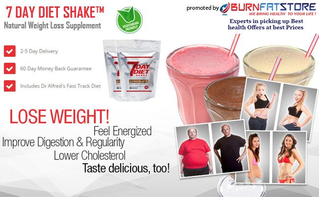 7 Day Diet Shake Burnfatstore Medium