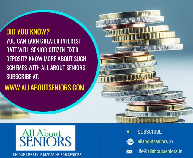 Earn Greater Interest Rate With Senior Citizen Fixed Deposit By All Earn Greater Interest Rate With Senior Citizen Fixed Deposit By All