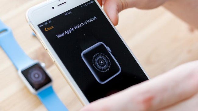 syncing apple watch to new phone