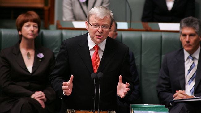 Kevin Rudd was rightly justified to apologize to the “Stolen Generation”. |  by Albert Hopkins | Medium