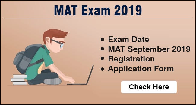 Mat 2019 Exam Date Mat September 2019 Registration Application