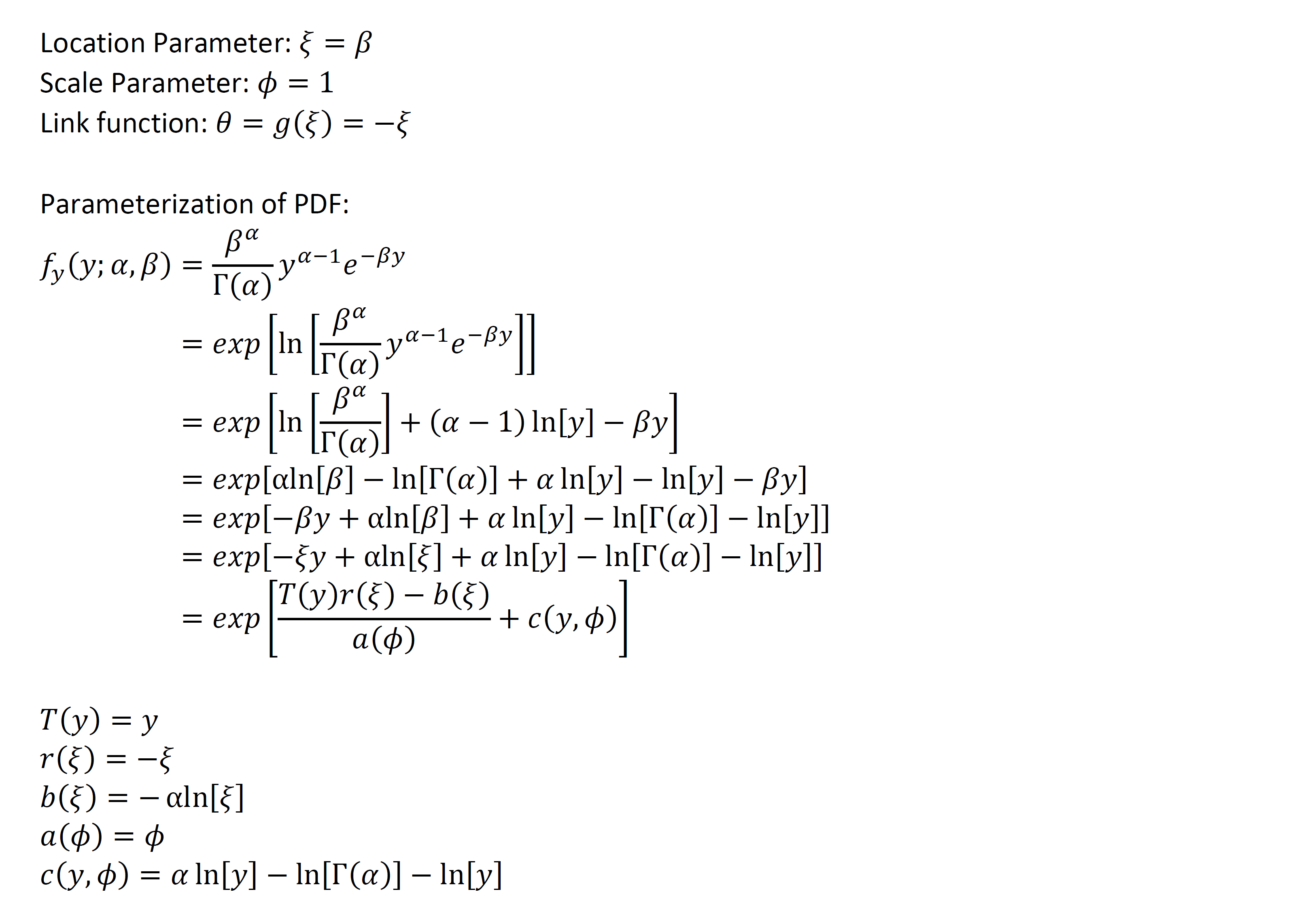 Generalized Linear Models A Rigorous Mathematical Formulation By Andrew Rothman Apr 2021 Towards Data Science