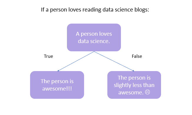 Basic outline of what a Decision Tree algorithm is and how it works to split key data into more precise decision sets.