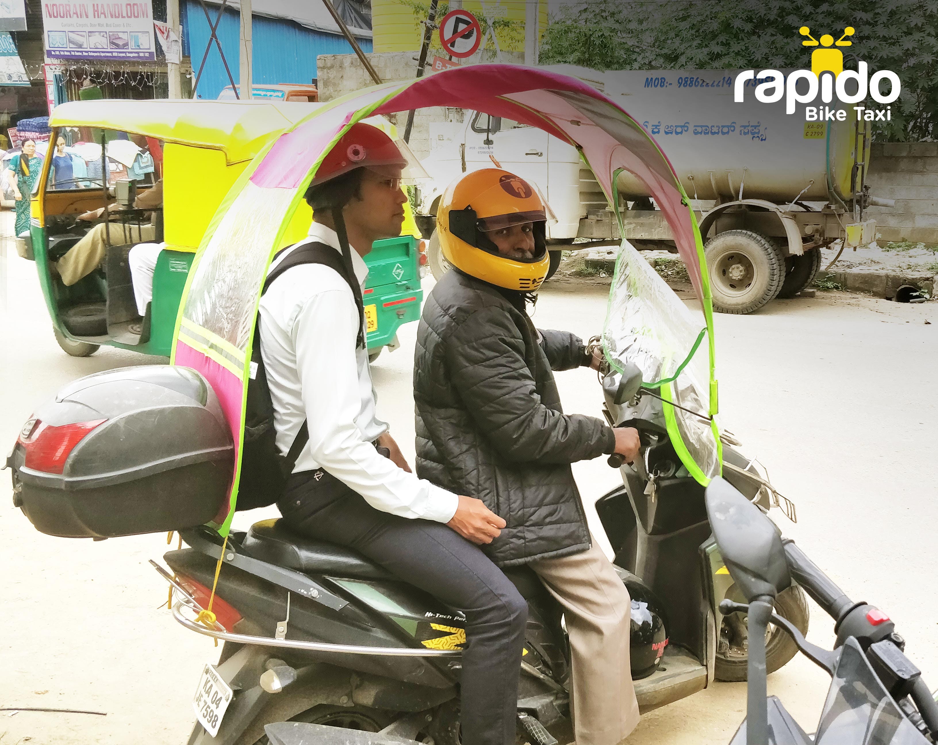 two wheeler umbrella online
