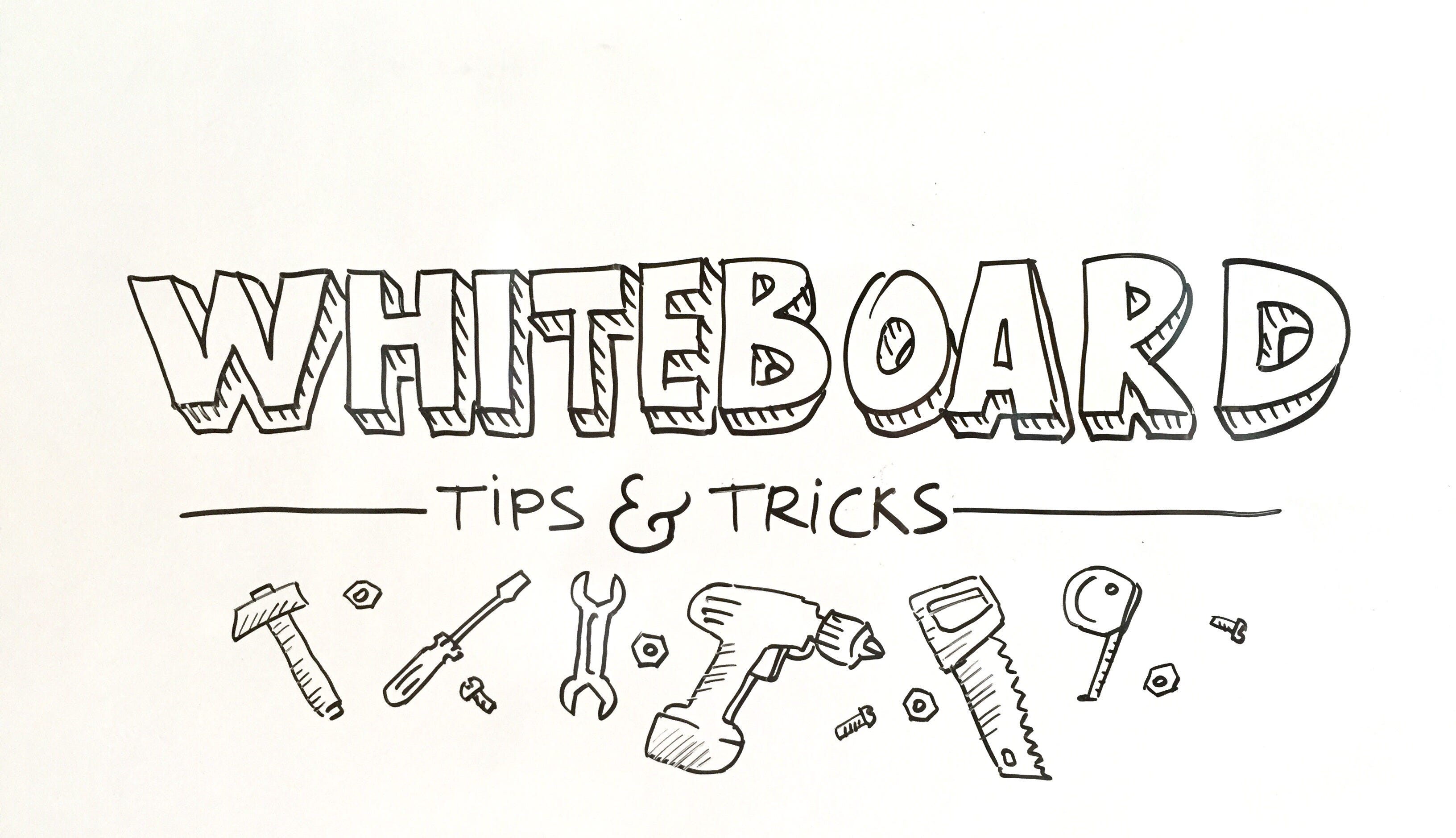 how to use a whiteboard